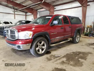 2007 Dodge 1500 Laramie with VIN 1D7HU18207S183648, listed as a Copart auction lot 52129055 with 257,764 mi miles and Clean Title. Bid and sale history available at carsss.com. Image 1.