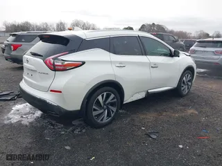 2016 Nissan Murano SV with VIN 5N1AZ2MG2GN171273, listed as a IAAI auction lot 41748919 with 558,639 mi miles. Bid and sale history available at carsss.com. Image 4.