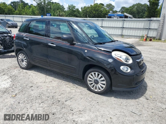 2014 FIAT 500L Easy z VIN ZFBCFABH5EZ011733, wystawiony jako Copart lot #60415465 z przebiegiem 113 080 mil mil oraz Szkoda całkowita • Salvage title. Historia ofert i sprzedaży dostępna na DreamBid. Obrazek 4.