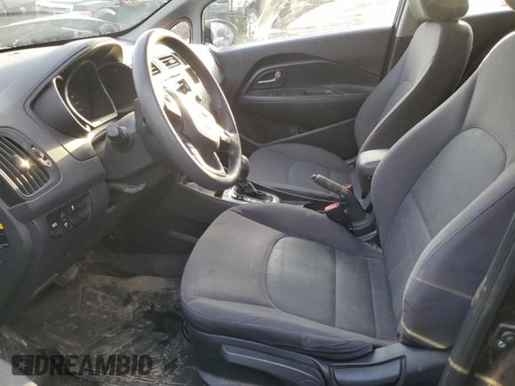 2013 Kia Rio LX with VIN KNADM4A31D6313726, listed as a Copart auction lot 48179155 with 1 mi miles and Salvage Title. Bid and sale history available at carsss.com. Image 7.