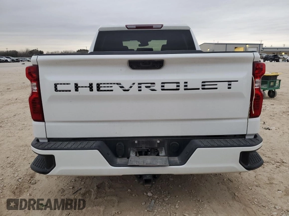 2022 Chevrolet Silverado 1500 LT with VIN 1GCPACEK2NZ635571, listed as a Copart auction lot 88725255 with 0 mi miles and Salvage Title. Bid and sale history available at carsss.com. Image 6.