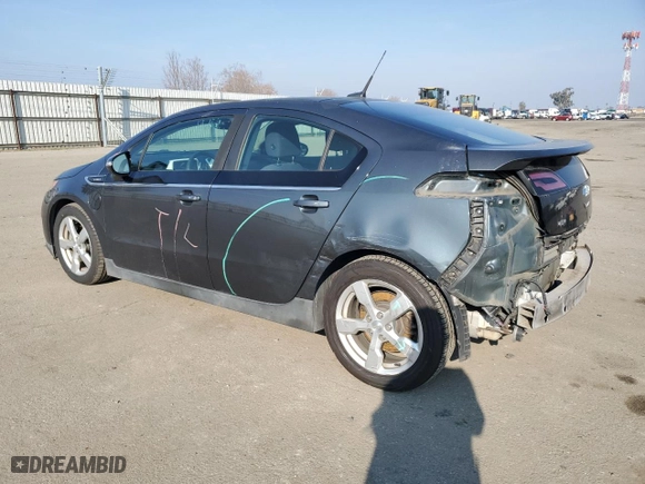 2012 Chevrolet Volt with VIN 1G1RE6E43CU124227, listed as a Copart auction lot 86771084 with 131,159 mi miles and Salvage Title. Bid and sale history available at carsss.com. Image 2.