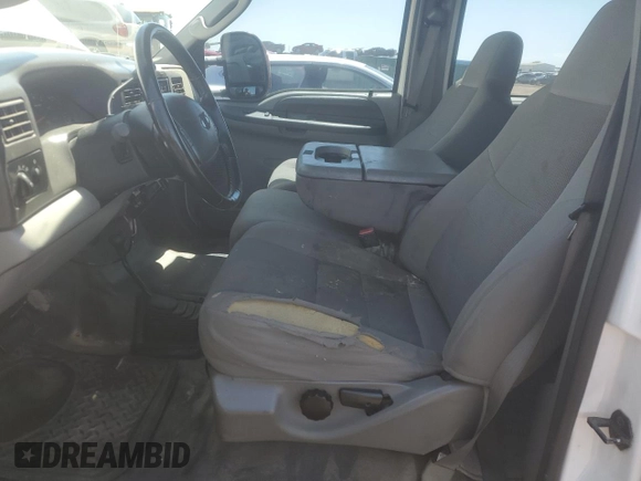 2004 Ford F-250 XL with VIN 1FTNW21L94EC37720, listed as a Copart auction lot 55412095 with 145,255 mi miles and Salvage title. Bid and sale history available at DreamBid. Image 7.