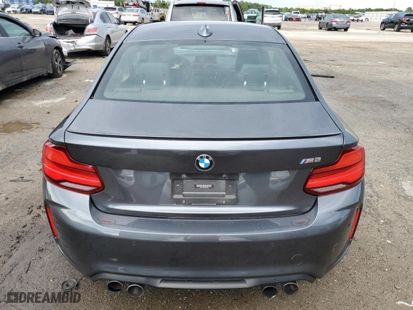 2018 BMW M2 with VIN WBS1J5C58J7B61965, listed as a Copart auction lot 63543004 with 9,663 mi miles and Salvage Title. Bid and sale history available at carsss.com. Image 6.