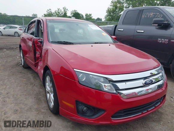 2012 Ford Fusion SE with VIN 3FAHP0HA4CR375749, listed as a IAAI auction lot 42502352 with Not provided miles and . Bid and sale history available at DreamBid. Image 1.