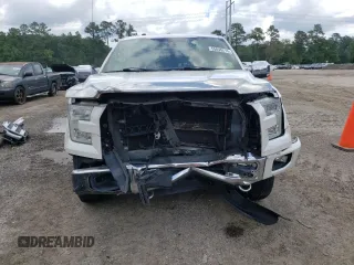 2016 Ford F-150 XLT with VIN 1FTEW1EF8GFC42811, listed as a Copart auction lot 55846215 with 215,992 mi miles and Salvage title. Bid and sale history available at DreamBid. Image 5.