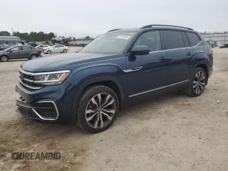 2021 Volkswagen Atlas SE with VIN 1V2PR2CA3MC537162, listed as a Copart auction lot 87914555 with 50,699 mi miles and Clean title. Bid and sale history available at DreamBid. Image 1.