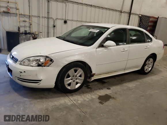 2011 Chevrolet Impala LS Fleet with VIN 2G1WF5EKXB1240088, listed as a Copart auction lot 54491235 with 178,269 mi miles and Salvage Title. Bid and sale history available at DreamBid. Image 1.