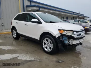 2011 Ford Edge SEL with VIN 2FMDK3JC2BBB53725, listed as a Copart auction lot 51054175 with 117,145 mi miles and Salvage Title. Bid and sale history available at carsss.com. Image 4.