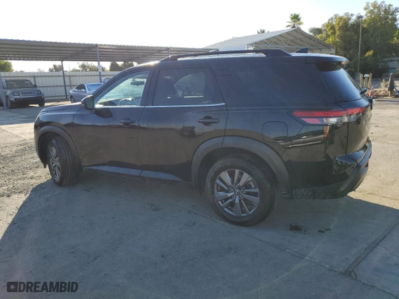 2023 Nissan Pathfinder SV with VIN 5N1DR3BA2PC241366, listed as a Copart auction lot 74316644 with 37,868 mi miles and Clean Title. Bid and sale history available at carsss.com. Image 2.