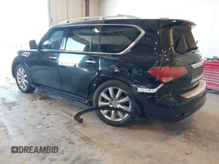 2012 Infiniti QX56 8-passenger with VIN JN8AZ2NC8C9317148, listed as a IAAI auction lot 42232551 with Not provided miles and . Bid and sale history available at DreamBid. Image 3.
