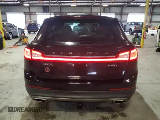 2017 Lincoln MKX Select with VIN 2LMPJ8KR3HBL10935, listed as a Copart auction lot 46146895 with 125,751 mi miles and Salvage Title. Bid and sale history available at carsss.com. Image 6.