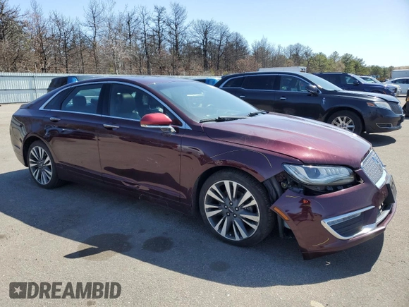 2017 Lincoln MKZ Reserve with VIN 3LN6L5F93HR664143, listed as a Copart auction lot 50937385 with 114,339 mi miles and Salvage Title. Bid and sale history available at DreamBid. Image 4.