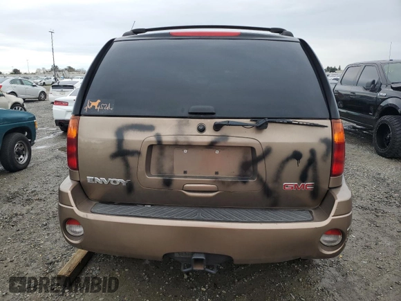 2003 GMC Envoy SLE with VIN 1GKDT13S432263407, listed as a Copart auction lot 44025825 with 154,266 mi miles and Salvage Title. Bid and sale history available at carsss.com. Image 6.