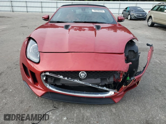 2014 Jaguar F-Type V6 with VIN SAJWA6E73E8K07203, listed as a Copart auction lot 70246224 with 46,641 mi miles and Salvage Title. Bid and sale history available at DreamBid. Image 5.