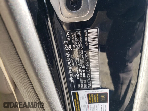 2020 Mercedes-Benz C 300 with VIN WDDWK8EB8LF947825, listed as a Copart auction lot 57127735 with 11,963 mi miles and Salvage title. Bid and sale history available at DreamBid. Image 12.