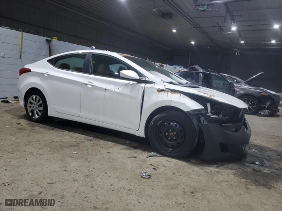 2011 Hyundai Elantra GLS PZEV with VIN 5NPDH4AE4BH040745, listed as a Copart auction lot 88756405 with 0 mi miles and Clean Title. Bid and sale history available at carsss.com. Image 4.
