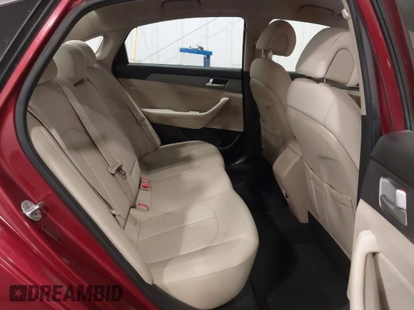 2015 Hyundai Sonata SE with VIN 5NPE24AF8FH003265, listed as a IAAI auction lot 41909096 with 75,453 mi miles and . Bid and sale history available at DreamBid. Image 8.