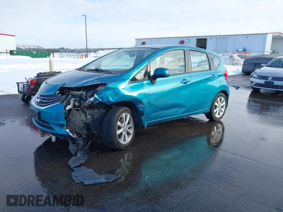 2014 Nissan Note S Plus with VIN 3N1CE2CP1EL407552, listed as a IAAI auction lot 41740957 with 64,577 mi miles and . Bid and sale history available at DreamBid. Image 14.