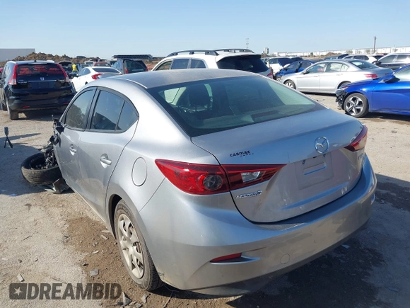 2016 Mazda 3 i Sport with VIN 3MZBM1T72GM280553, listed as a IAAI auction lot 41838183 with 107,938 mi miles and . Bid and sale history available at DreamBid. Image 3.
