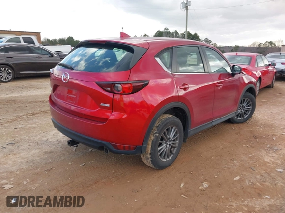 2017 Mazda CX-5 Sport with VIN JM3KFABL5H0116110, listed as a IAAI auction lot 41737093 with 1 mi miles. Bid and sale history available at carsss.com. Image 4.