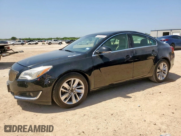 2017 Buick Regal Premium II with VIN 2G4GR5GX3H9106623, listed as a Copart auction lot 65352405 with 124,231 mi miles and Clean title. Bid and sale history available at DreamBid. Image 1.