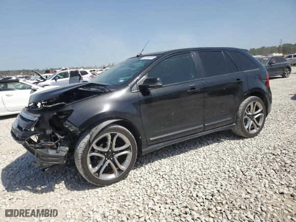 2014 Ford Edge Sport with VIN 2FMDK3AKXEBB29703, listed as a Copart auction lot 50246015 with 165,960 mi miles and Salvage Title. Bid and sale history available at carsss.com. Image 1.