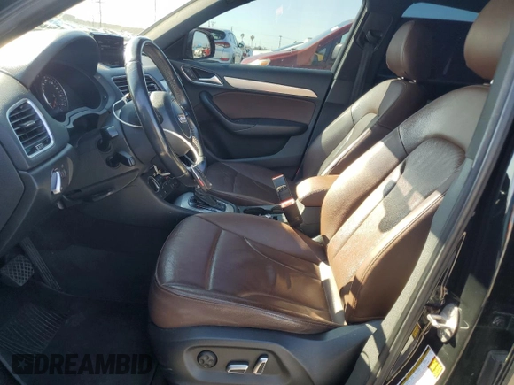 2017 Audi Q3 Premium Plus with VIN WA1HCCFS0HR009755, listed as a Copart auction lot 52728145 with 105,459 mi miles and Salvage title. Bid and sale history available at DreamBid. Image 7.