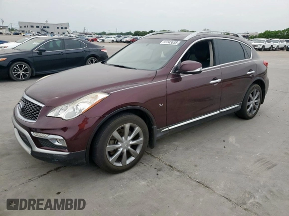 2017 Infiniti QX50 z VIN JN1BJ0RPXHM384527, wystawiony jako Copart lot #53743655 z przebiegiem 116 572 mil mil oraz Szkody całkowita. Historia ofert i sprzedaży dostępna na DreamBid. Obrazek 1.