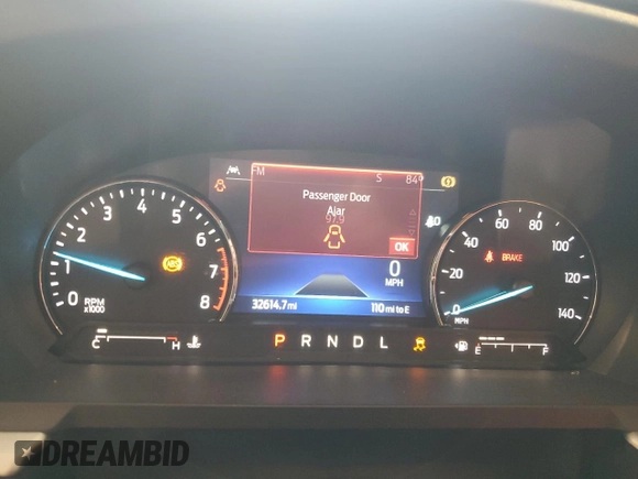 2022 Ford Explorer XLT with VIN 1FMSK7DHXNGC09512, listed as a Copart auction lot 53540175 with 32,614 mi miles and Salvage title. Bid and sale history available at DreamBid. Image 9.