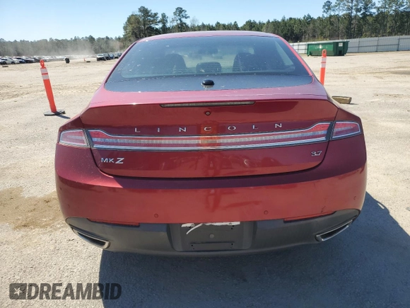 2015 Lincoln MKZ with VIN 3LN6L2GK1FR622826, listed as a Copart auction lot 50158725 with Not Provided miles and Salvage Title. Bid and sale history available at DreamBid. Image 6.