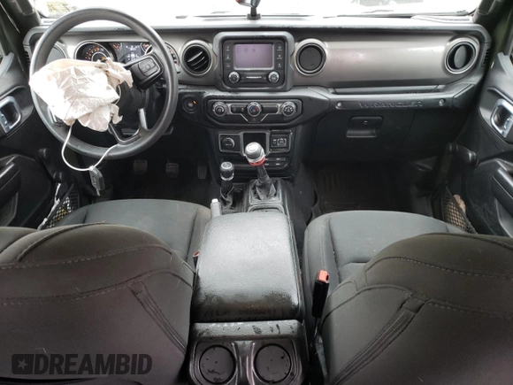 2021 Jeep Wrangler Unlimited Sport S с VIN 1C4HJXDG0MW687032, выставлен на аукционе Copart как лот 52653385 с пробегом 45 642 миль миль и Списание • Salvage title. История ставок и продаж доступна на DreamBid. Изображение 8.