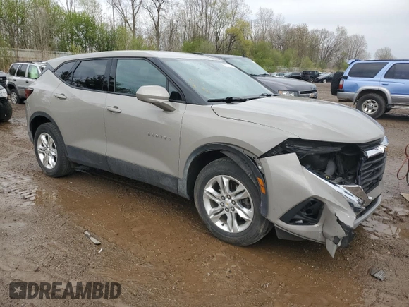 2021 Chevrolet Blazer LT z VIN 3GNKBCRS0MS567338, wystawiony jako Copart lot #55032155 z przebiegiem 50 202 mil mil oraz Szkoda całkowita • Salvage title. Historia ofert i sprzedaży dostępna na DreamBid. Obrazek 4.
