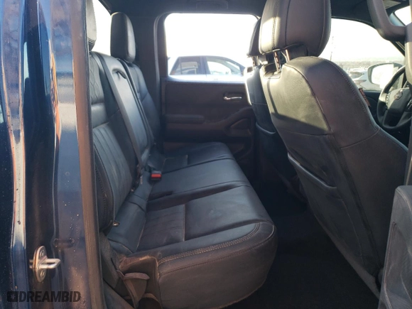 2022 Nissan Frontier PRO-4X with VIN 1N6ED1EK4NN618696, listed as a Copart auction lot 81848154 with 17,214 mi miles and Salvage Title. Bid and sale history available at carsss.com. Image 10.