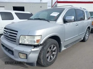2004 Infiniti QX56 with VIN 5N3AA08C14N811706, listed as a IAAI auction lot 41616710 with 222,954 mi miles. Bid and sale history available at carsss.com. Image 2.