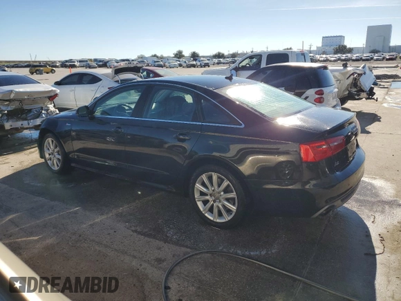 2013 Audi A6 3.0T Prestige with VIN WAUHGAFC5DN085669, listed as a Copart auction lot 84503214 with 47,083 mi miles and Salvage Title. Bid and sale history available at carsss.com. Image 2.