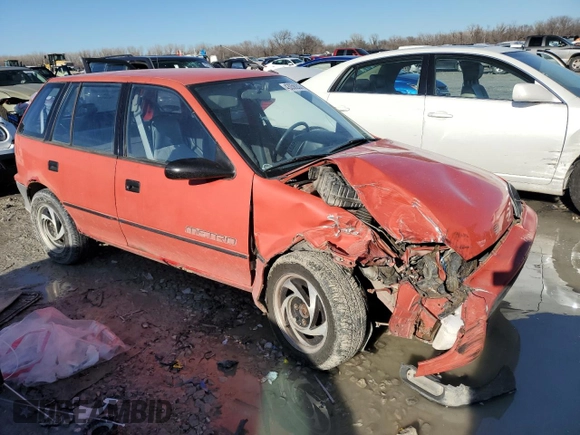 1990 Geo Metro z VIN JG1MR6467LK755382, wystawiony jako Copart lot #43056205 z przebiegiem 40 488 mil mil oraz Szkody całkowita. Historia ofert i sprzedaży dostępna na DreamBid. Obrazek 4.