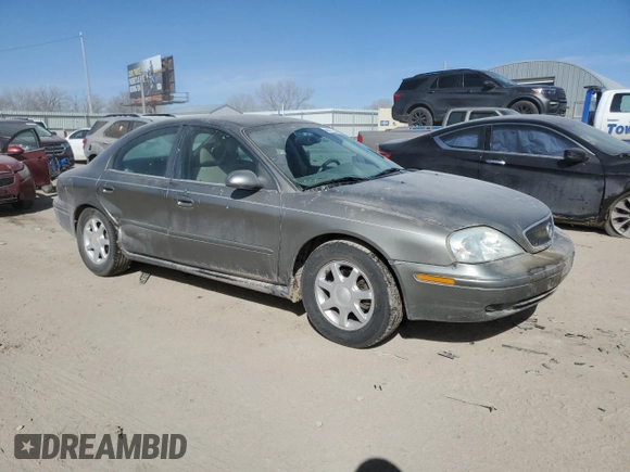 2003 Mercury Sable GS with VIN 1MEFM50UX3G634523, listed as a Copart auction lot 46871605 with 186,159 mi miles and Salvage Title. Bid and sale history available at DreamBid. Image 4.