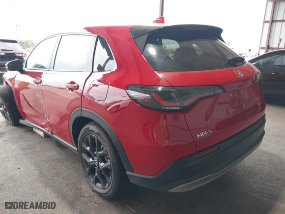2025 Honda HR-V Sport with VIN 3CZRZ2H52SM756190, listed as a IAAI auction lot 41765605 with 1,849 mi miles. Bid and sale history available at carsss.com. Image 3.