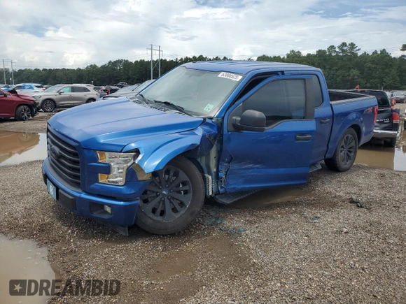 2017 Ford F-150 XL with VIN 1FTEW1CP3HKC39495, listed as a Copart auction lot 63868525 with 73,841 mi miles and Salvage title. Bid and sale history available at DreamBid. Image 1.
