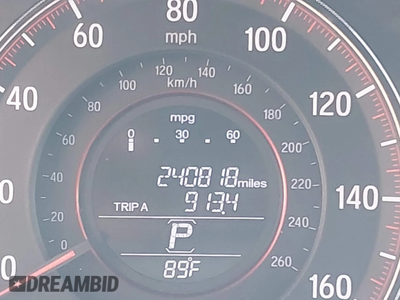 2016 Honda Accord Sport with VIN 1HGCR2F52GA243672, listed as a IAAI auction lot 42525224 with 240,818 mi miles and . Bid and sale history available at DreamBid. Image 15.