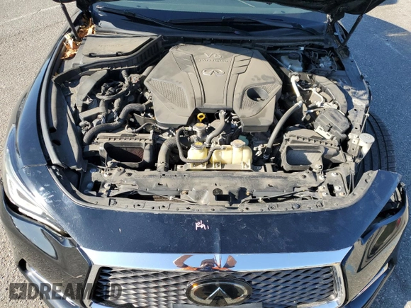2019 Infiniti Q60 Luxe with VIN JN1EV7EL8KM290926, listed as a Copart auction lot 46810025 with 46,848 mi miles and Salvage Title. Bid and sale history available at DreamBid. Image 12.