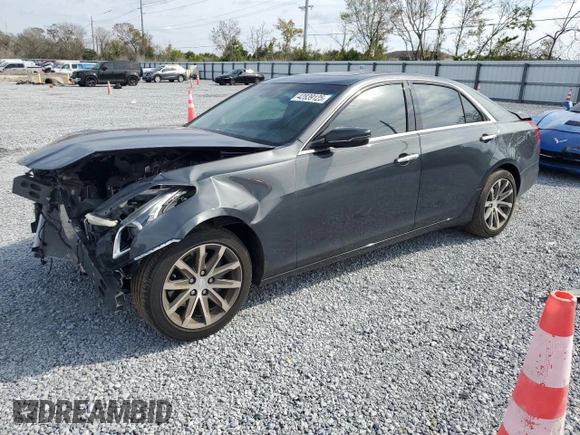 2016 Cadillac CTS Sedan Luxury Collection RWD with VIN 1G6AR5SX8G0177541, listed as a Copart auction lot 42839125 with 23,741 mi miles and Salvage Title. Bid and sale history available at carsss.com. Image 1.