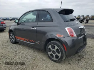 2014 FIAT 500e with VIN 3C3CFFGE7ET294608, listed as a Copart auction lot 52554225 with 67,857 mi miles and Salvage title. Bid and sale history available at DreamBid. Image 2.