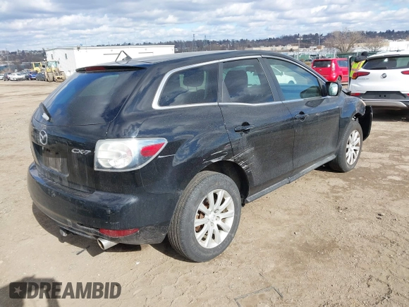 2011 Mazda CX-7 i Sport with VIN JM3ER2B58B0390971, listed as a IAAI auction lot 41694565 with 124,456 mi miles. Bid and sale history available at carsss.com. Image 4.