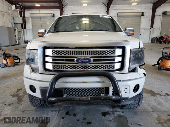2014 Ford F-150 XL with VIN 1FTFW1ETXEFB39719, listed as a Copart auction lot 62073335 with 124,643 mi miles and Salvage title. Bid and sale history available at DreamBid. Image 5.