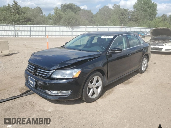 2015 Volkswagen Passat Limited Edition with VIN 1VWAS7A35FC091495, listed as a Copart auction lot 62063035 with 114,870 mi miles and Salvage title. Bid and sale history available at DreamBid. Image 1.