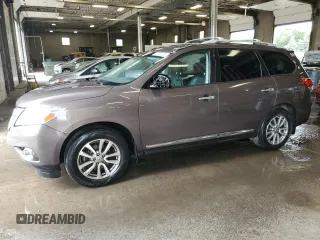 2015 Nissan Pathfinder SL z VIN 5N1AR2MM0FC619770, wystawiony jako Copart lot #61798295 z przebiegiem 159 718 mil mil oraz Czysty tytuł • Clean title. Historia ofert i sprzedaży dostępna na DreamBid. Obrazek 1.