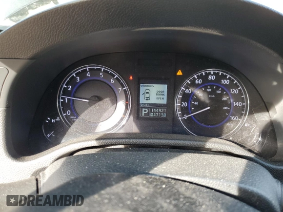 2010 Infiniti G37 x with VIN JN1CV6AR4AM250823, listed as a Copart auction lot 53845455 with 144,921 mi miles and Salvage Title. Bid and sale history available at carsss.com. Image 9.