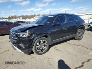 2023 Volkswagen Atlas SEL with VIN 1V2BE2CA8PC219239, listed as a Copart auction lot 45022555 with 22,770 mi miles and Salvage title. Bid and sale history available at DreamBid. Image 1.